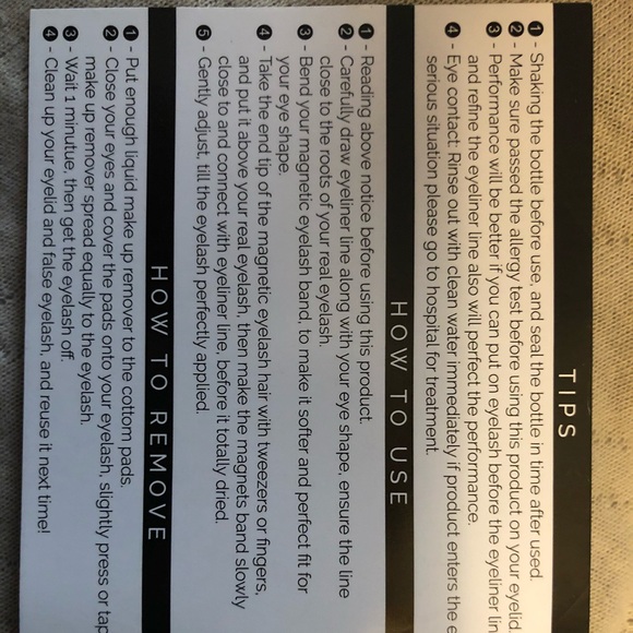 2 sets magnetic lashes with liner and tool - Picture 4 of 5